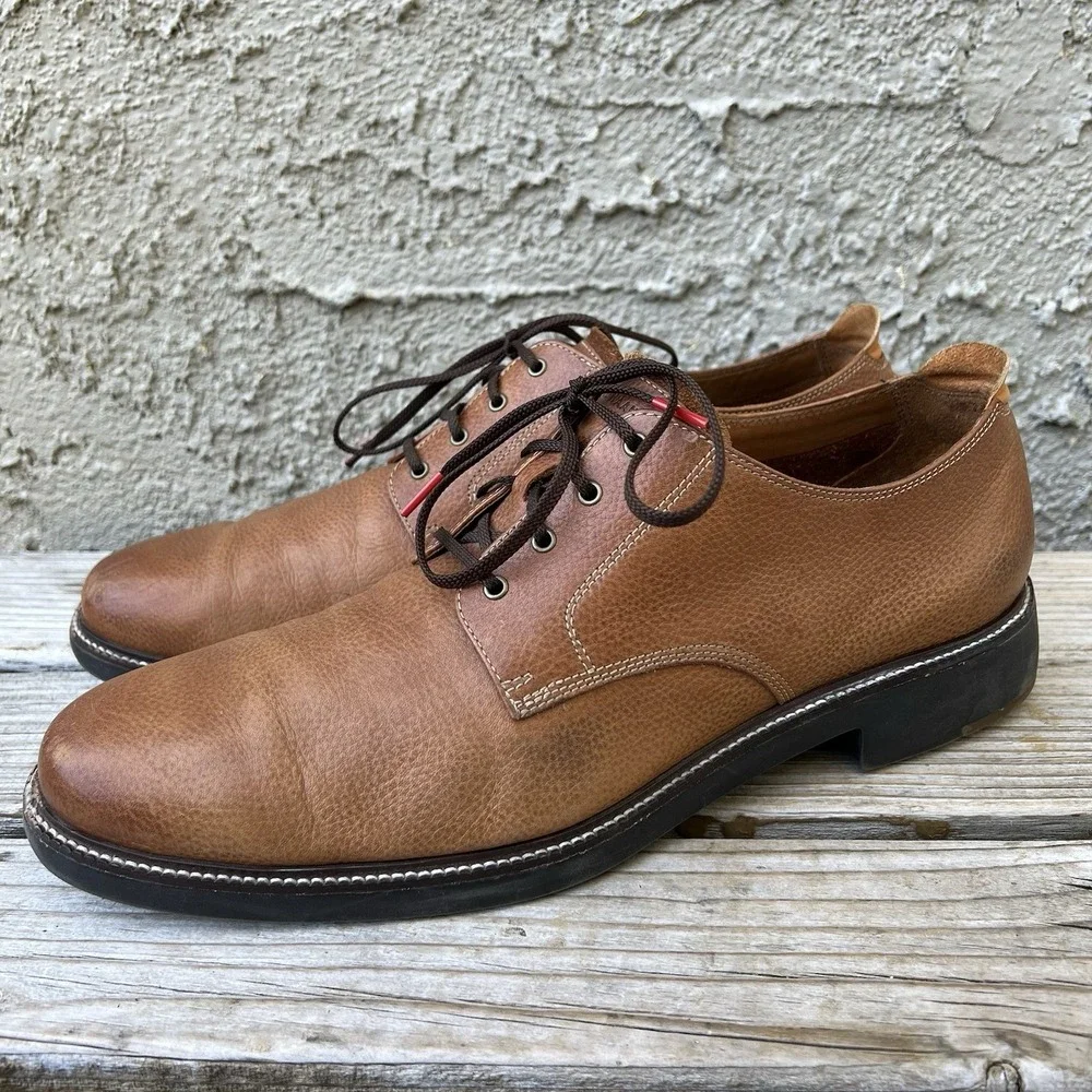 Cole Haan Shoes Men Size 12 Day Plain Toe Oxford Taos Tan